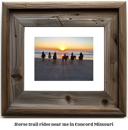 horse trail rides near me in Concord, Missouri